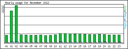 Hourly usage