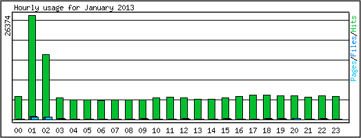 Hourly usage