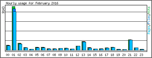 Hourly usage