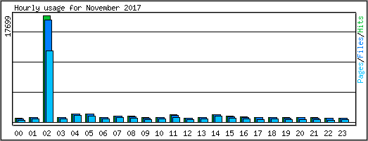 Hourly usage